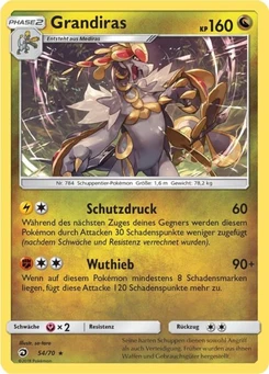 Pokémon-Karte Grandiras 054/070