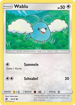 Pokémon-Karte Wablu 056/070