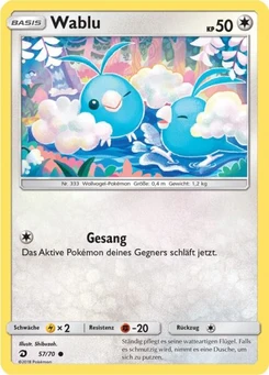 Pokémon-Karte Wablu 057/070