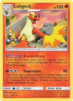 Pokémon-Karte Lohgock 006/070