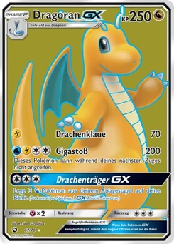 Pokémon-Karte Dragoran GX 067/070