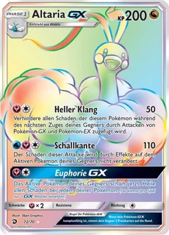 Pokémon-Karte Altaria GX 072/070