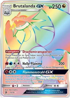 Pokémon-Karte Brutalanda GX 073/070