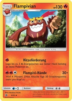 Pokémon-Karte Flampivian 009/070