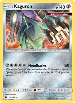 Pokémon-Karte Kaguron 100/168