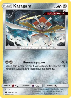 Pokémon-Karte Katagami 101/168