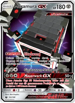 Pokémon-Karte Muramura GX 102/168