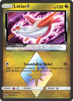 Pokémon-Karte Latias ◇ 107/168