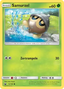 Pokémon-Karte Samurzel 012/168