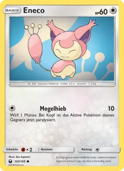 Pokémon-Karte Eneco 120/168
