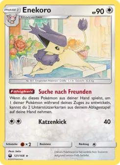 Pokémon-Karte Enekoro 121/168