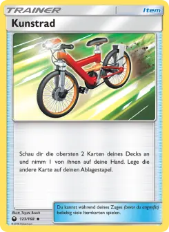 Pokémon-Karte Kunstrad 123/168