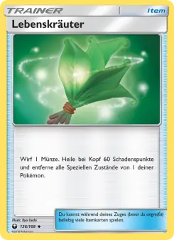 Pokémon-Karte Lebenskräuter 136/168