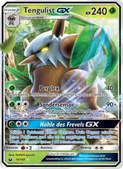 Pokémon-Karte Tengulist GX 014/168