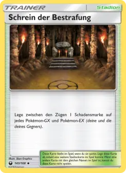 Pokémon-Karte Schrein der Bestrafung 143/168