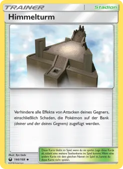 Pokémon-Karte Himmelturm 144/168