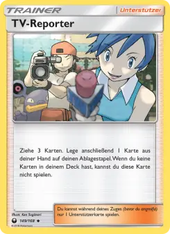 Pokémon-Karte TV-Reporter 149/168