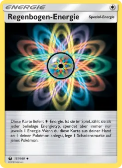 Pokémon-Karte Regenbogen-Energie 151/168