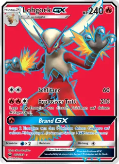 Pokémon-Karte Lohgock GX 153/168