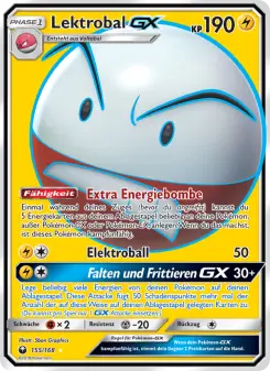Pokémon-Karte Lektrobal GX 155/168