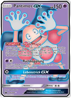 Pokémon-Karte Pantimos GX 156/168