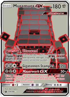 Pokémon-Karte Muramura GX 159/168