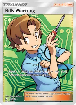 Pokémon-Karte Bills Wartung 162/168