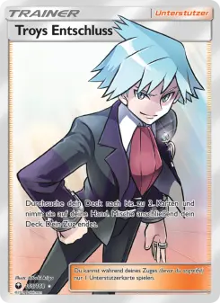 Pokémon-Karte Troys Entschluss 165/168