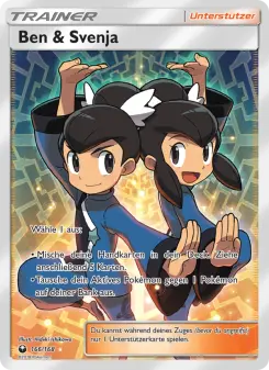 Pokémon-Karte Ben & Svenja 166/168