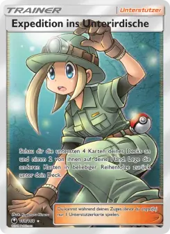 Pokémon-Karte Expedition ins Unterirdische 168/168
