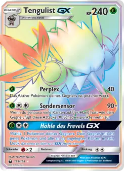 Pokémon-Karte Tengulist GX 169/168