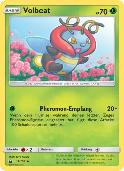 Pokémon-Karte Volbeat 017/168