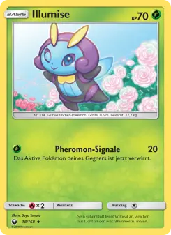 Pokémon-Karte Illumise 018/168