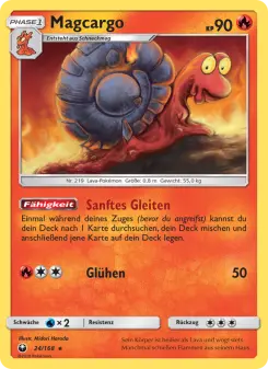 Pokémon-Karte Magcargo 024/168