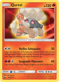 Pokémon-Karte Qurtel 029/168