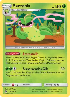Pokémon-Karte Sarzenia 003/168