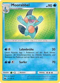 Pokémon-Karte Moorabbel 034/168