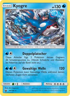 Pokémon-Karte Kyogre 046/168