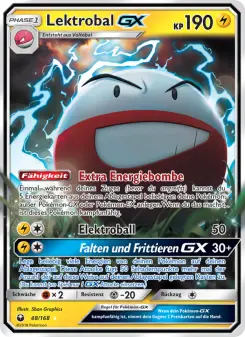 Pokémon-Karte Lektrobal GX 048/168