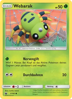 Pokémon-Karte Webarak 005/168