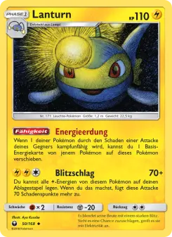 Pokémon-Karte Lanturn 050/168