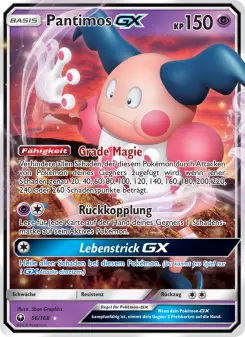 Pokémon-Karte Pantimos GX 056/168