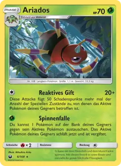 Pokémon-Karte Ariados 006/168