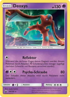 Pokémon-Karte Deoxys 068/168