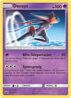 Pokémon-Karte Deoxys 069/168