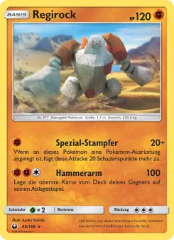 Pokémon-Karte Regirock 080/168