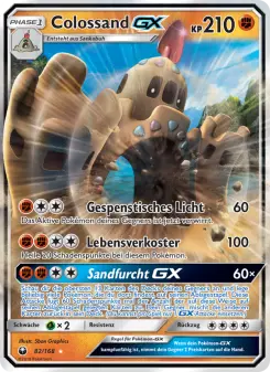 Pokémon-Karte Colossand GX 082/168