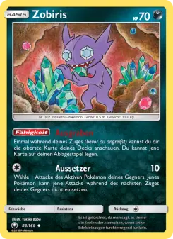 Pokémon-Karte Zobiris 088/168