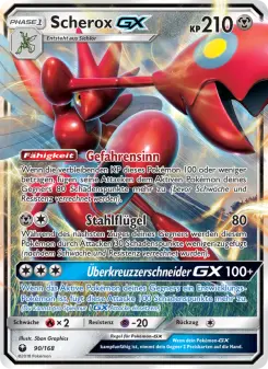 Pokémon-Karte Scherox GX 090/168