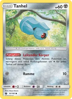 Pokémon-Karte Tanhel 092/168